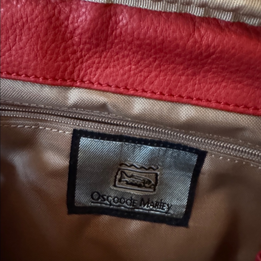 Chic Red Leather Backpack - image 3